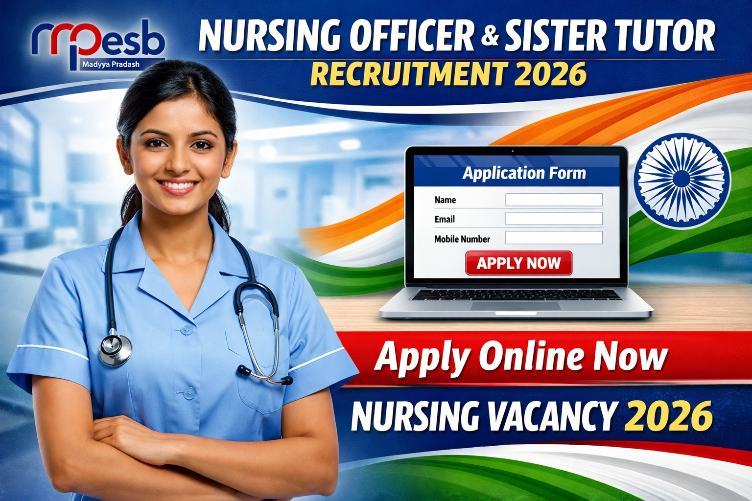 MP Nursing Officer & Sister Tutor Recruitment 2026